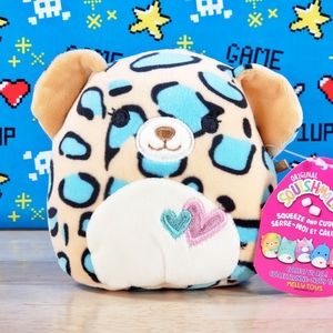 Squishmallow Liv the Leopard 5" UltraSoft Valentine's Day Holiday Plush Toy NWT